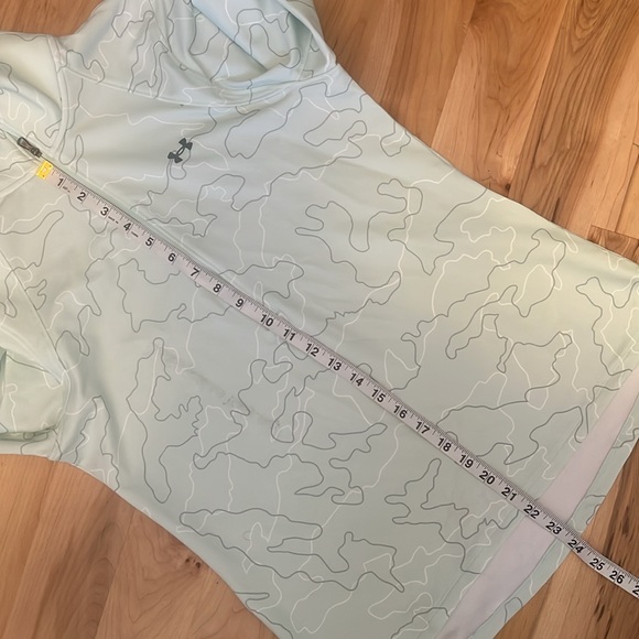 Under Armor Fitted Zip Jacket Mint Green Medium - Picture 6 of 9